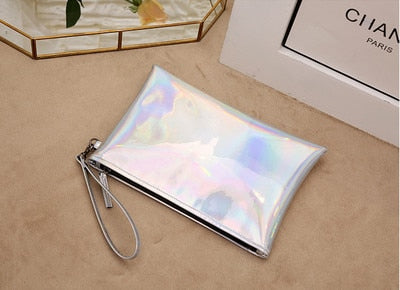 Laser Holographic Women Envelope Luxury Clutch