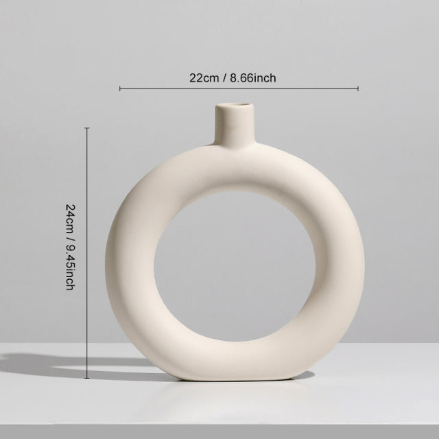 Sandtone Ceramic Decor Vases