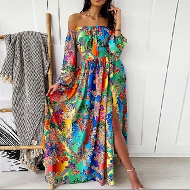 Oasis Elegant Swing Evening Dress