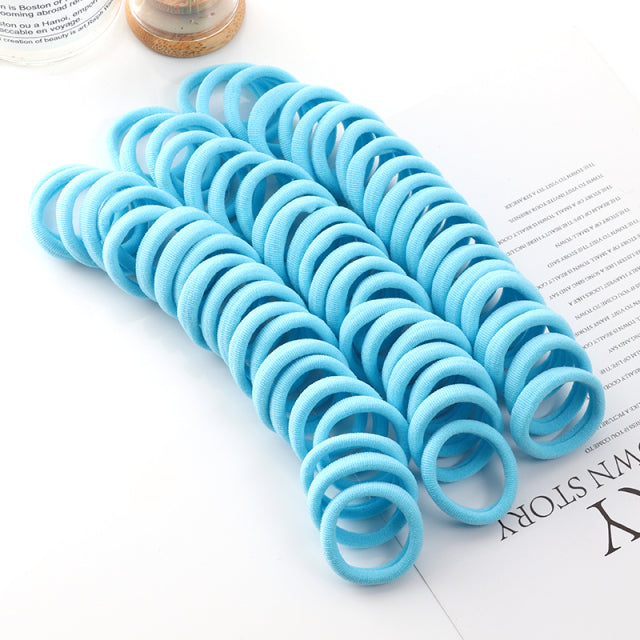 Kona 50pcs Solid Color Big Hair Band