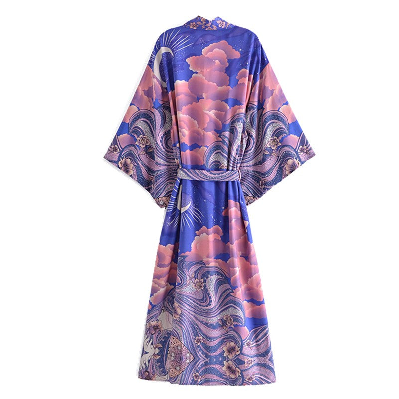 Space Moon Robe Long β TRAVEL FASHION HOUSE